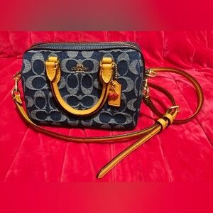 Coach Denim Mini Rowan